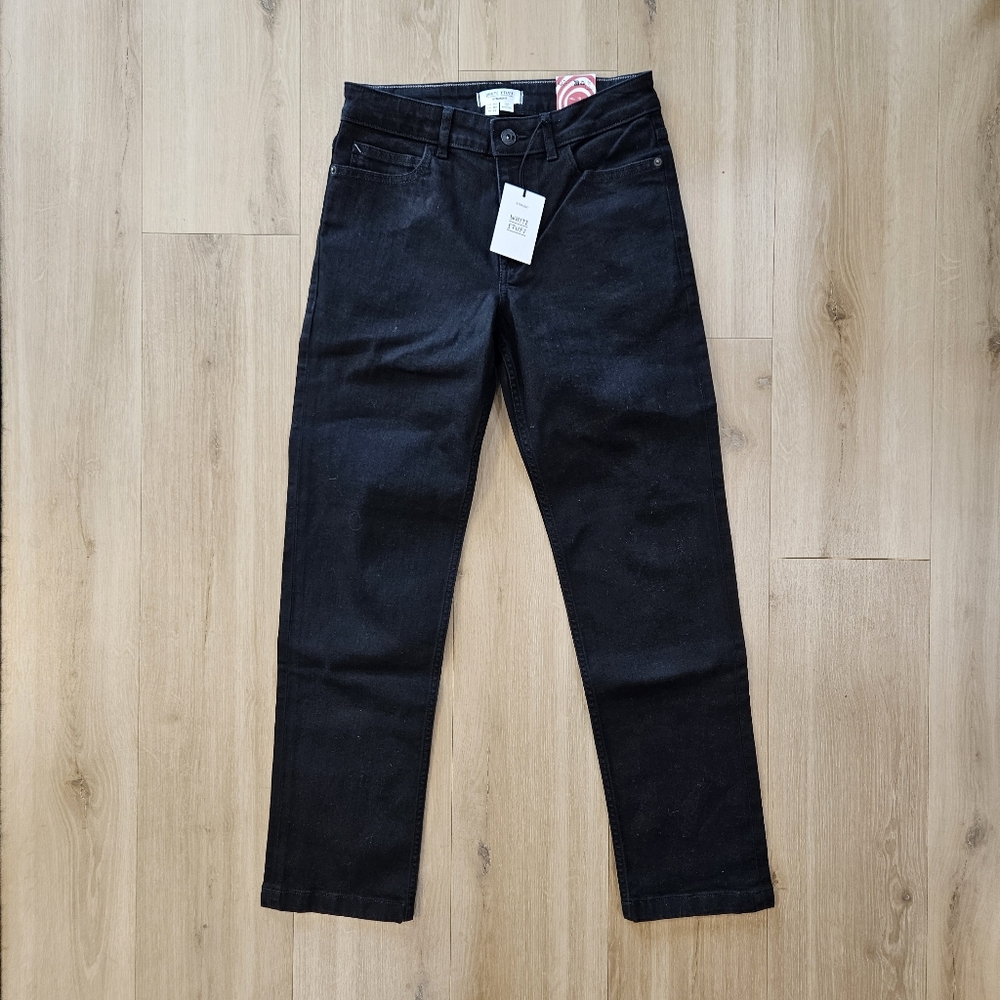 White Stuff Taylor Straight Black Jeans Size 6